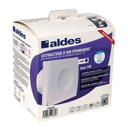 Extracteur permanent INEA Détection d'humidité + temporisé Ø100 mm