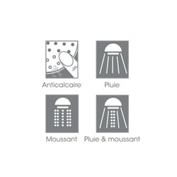 Ensemble de douche Ancodesign Chromé