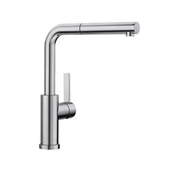 Mitigeur cuisine Lanora-S-F Inox Brossé 