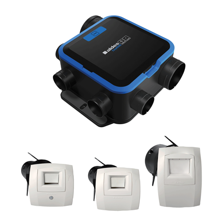 VMC Hygroréglable EasyHOME Hygro Compact Classic Kit Elec