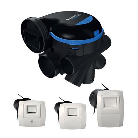 VMC Hygroréglable EasyHOME Hygro Premium Kit Groupe + Bouches ELEC Micro Watt VMC Hygroréglable EasyHOME Hygro Premium Kit Groupe + Bouches ELEC Micro Watt