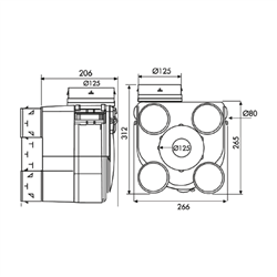 VMC autoréglable Deco DHU groupe seul