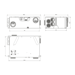 VMC Double Flux Orka BP Haut Rendement sans kit