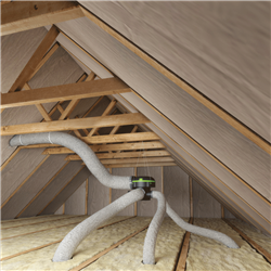VMC Simple Flux EasyHOME PureAIR Classic Kit avec bouches ColorLINE et entrées d'air