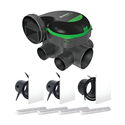 VMC Simple Flux EasyHOME PureAIR Classic Kit avec bouches ColorLINE et entrées d'air