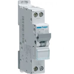 Disjoncteur 1P+N 4.5-6kA courbe C - 20A 1 module MJT720