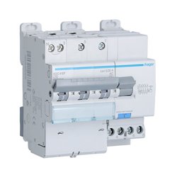 Disjoncteur Differentiel 3P+N 6-10kA courbe C - 10A 30mA type AC ADC410F