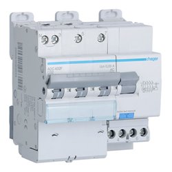 Disjoncteur Differentiel 3P+N 6-10kA courbe C - 32A 30mA type AC ADC432F