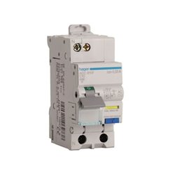 Disjoncteur differentiel 1P+N 4.5-6kA courbe C - 10A 30mA type AC ADC810F