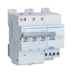 Disjoncteur Differentiel 3P+N 6-10kA courbe C - 20A 300mA type AC AFC420F