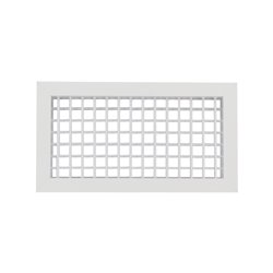 Grille de soufflage double déflexion à ailettes mobiles GDA anodisé 800x200 mm
