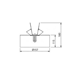 Registre RDA Ø160 mm