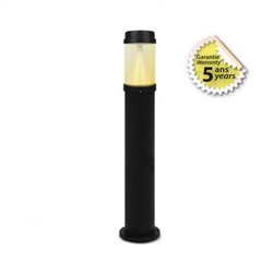 Potelet noir, 20W 1800/1900/1850 Lm Blanc chaud à Blanc neutre NOLANA