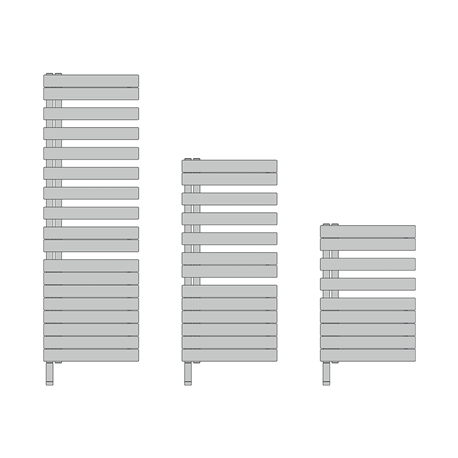 Sèche serviette électrique Fassane Spa IHC TFASL 750 Watts, Gauche Blanc Sèche serviette électrique Fassane Spa IHC TFASL 750 Watts, Gauche Blanc