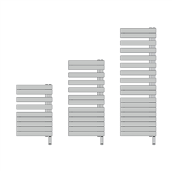 Sèche serviette électrique Fassane Spa IHC TFASR 750 Watts, Droite Blanc