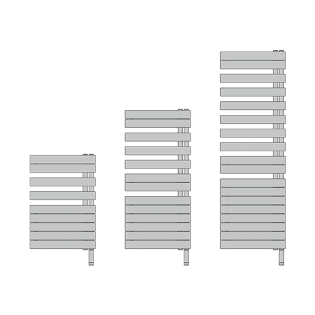 Sèche serviette électrique Fassane Spa IHC TFASR 1000 Watts, Droite Blanc Sèche serviette électrique Fassane Spa IHC TFASR 1000 Watts, Droite Blanc