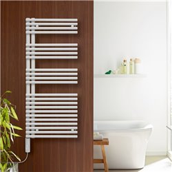 Sèche serviette électrique Cala IHC TLNSL 500 Watts, Gauche Blanc