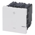 Interrupteur variateur toutes lampes 2 fils Mosaic 2 modules blanc 078407A