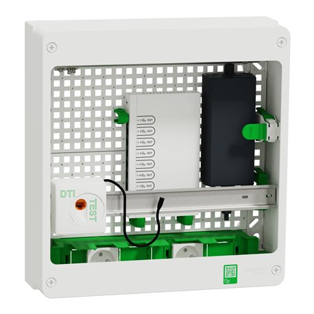 Coffret de communication grade 3 TV Resi9 Connect R9H18402VDIXS 2 rangées de 18 modules