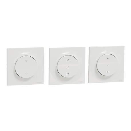 Kit pour 2 volets-roulants avec commande centralisée Odace S520567K encastré