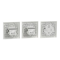 Kit pour 2 volets-roulants avec commande centralisée Odace S520567K encastré