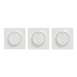 Kit pour 2 volets-roulants avec commande centralisée Odace S520567K encastré