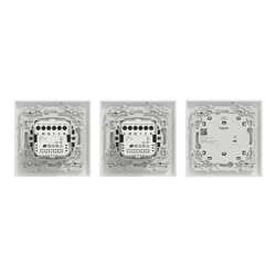 Kit pour 2 volets-roulants avec commande centralisée Odace S520567K encastré