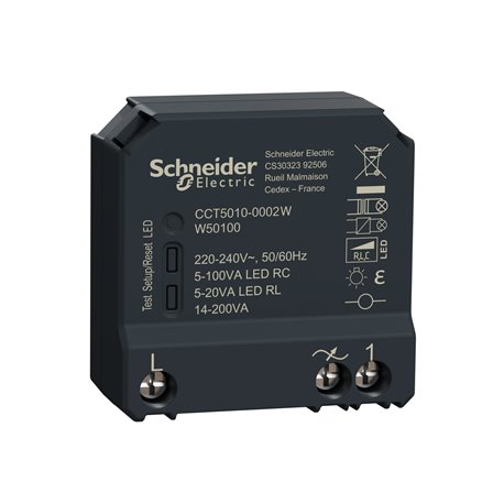 Micromodule pour variateur de lumière Wiser CCT5010-0002W encastré