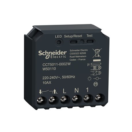 Micromodule pour interrupteur lumineux Wiser CCT5011-0002W encastré