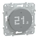 Thermostat connecté filaire Wiser Odace S530619 2A Aluminium
