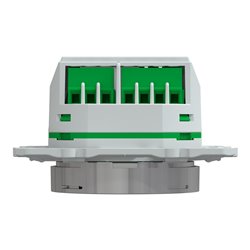 Thermostat connecté filaire Wiser Odace S530619 2A Aluminium