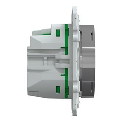 Thermostat connecté filaire Wiser Odace S530619 2A Aluminium