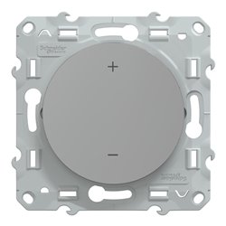 Thermostat connecté filaire Wiser Odace S530619 2A Aluminium
