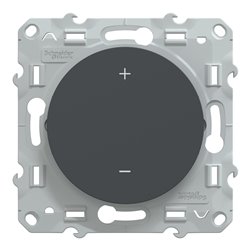 Thermostat connecté filaire Wiser Odace S540619 2A Anthracite