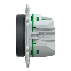 Thermostat connecté filaire Wiser Odace S540619 2A Anthracite
