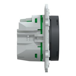 Thermostat connecté filaire Wiser Odace S540619 2A Anthracite