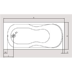 Baignoire Polo 170x70 cm