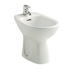 Bidet sur pied Polo blanc, 36x55,6x39 cm, 1 trou percé