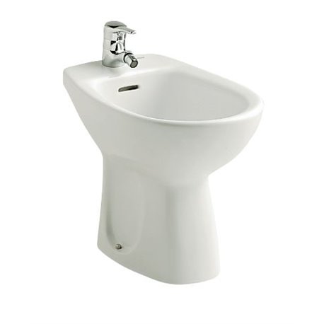 Bidet sur pied Polo blanc, 36x55,6x39 cm, 1 trou percé Bidet sur pied Polo blanc, 36x55,6x39 cm, 1 trou percé