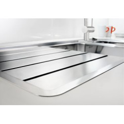 Evier Axis III 45 S-IF Petite cuve égouttoir à gauche Inox 522102