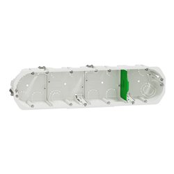 Boîte d'encastrement Multifix 4 postes IMT35945 entraxe 71 mm Ø67 mm prof 50 mm