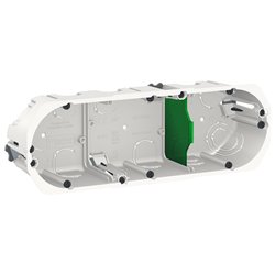 Boîte d'encastrement Multifix 3 postes IMT35935 entraxe 71 mm Ø67 mm prof 50 mm