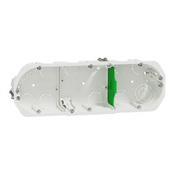 Boîte d'encastrement Multifix 3 postes IMT35934 entraxe 71 mm Ø67 mm prof 40 mm