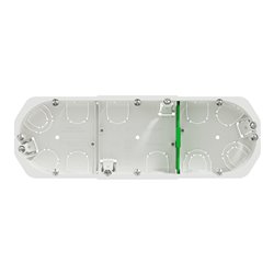 Boîte d'encastrement Multifix 3 postes IMT35934 entraxe 71 mm Ø67 mm prof 40 mm