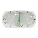 Boîte d'encastrement Multifix 2 postes IMT35924 entraxe 71 mm Ø67 mm prof 40 mm
