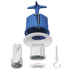 Point de centre DCL ALB71840 Ø67 mm Muiltifix avec douille E27 couvercle non afflaurant