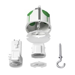 Point de centre DCL IMT35021 Ø67 mm Muiltifix Air avec douille E27 couvercle afflaurant