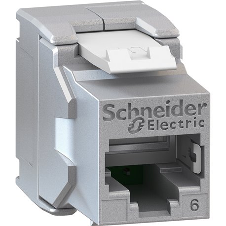 Connecteur RJ45 Keystone Cat 6 STP Actassi VDIR17776B24 pour coffret de communication VDIRM..