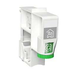 Support modulaire Fix RJ45 vide pour connecteur RJ45 S-One VDIR380005 LexCom Home