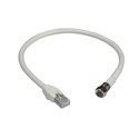 Cordon de raccordement de données/télé LexCom Home VDIR644000 vers RJ45 data 100Ω 0,4 m